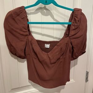 Aritzia novella blouse